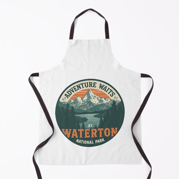 Item preview, Adventure Waits At Waterton National Park Hiker Traveler designed and sold by Simsimah26Parks.