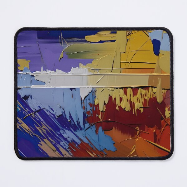 Item preview, Abstract Modern Palette Knife Painting Vivid Composition designed and sold by L&L.