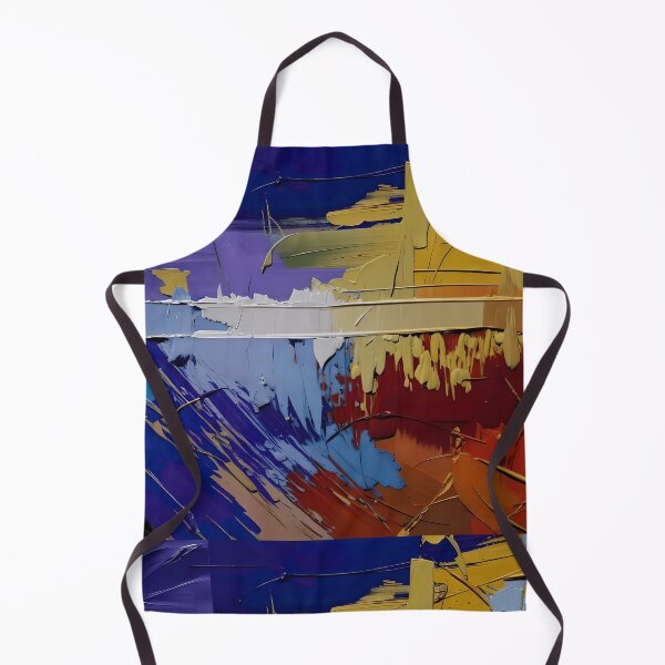 Item preview, Abstract Modern Palette Knife Painting Vivid Composition designed and sold by L&L.