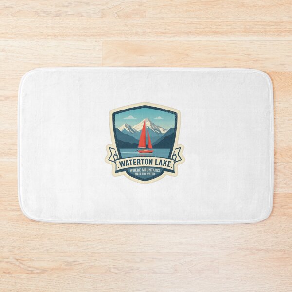 Item preview, Waterton Lake. Where Mountains Meet The Water National Park Travel Adventure designed and sold by Simsimah26Parks.