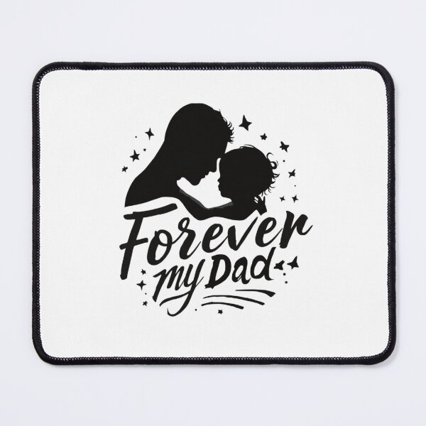 Item preview, Forever My Dad Memorial Father Tribute Silhouette Design designed and sold by Kavya Art.