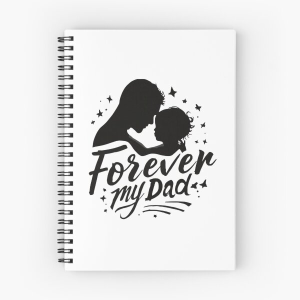 Item preview, Forever My Dad Memorial Father Tribute Silhouette Design designed and sold by Kavya Art.