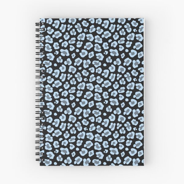 Item preview, Black And Ice Blue Leopard Print designed and sold by pattern-archive.