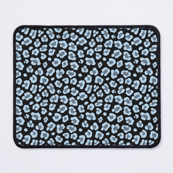 Item preview, Black And Ice Blue Leopard Print designed and sold by pattern-archive.