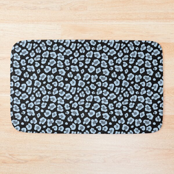 Item preview, Black And Ice Blue Leopard Print designed and sold by pattern-archive.