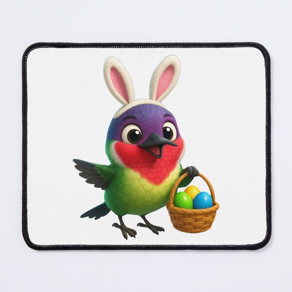 Item preview, Easter Ruby-Throated Hummingbird designed and sold by Sillytoe.