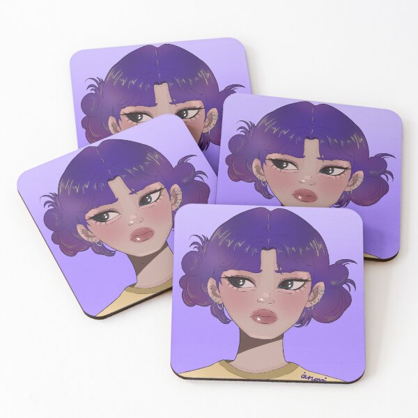 Item preview, Purple hair girl  designed and sold by anorartv.