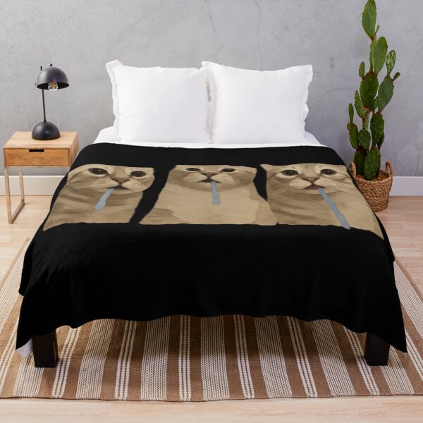 Item preview, Triple Drooling Goofy Cats Meme designed and sold by CDPrintsDesigns.