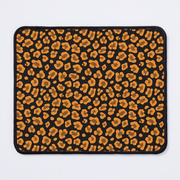 Item preview, Black And Orange Leopard Print designed and sold by pattern-archive.