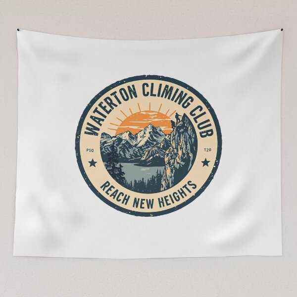 Item preview, Waterton Climing Club Reach New Heights Climbing Mountaineering Adventure designed and sold by Simsimah26Parks.