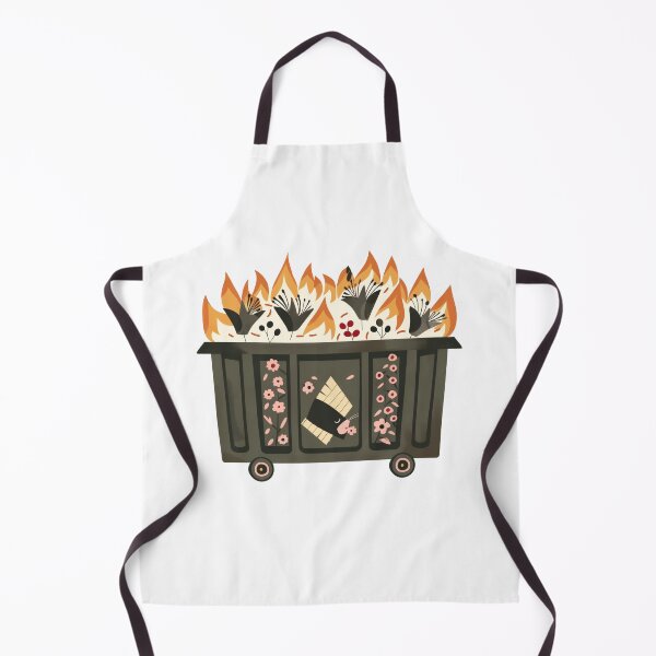 Item preview, Scandinavian Folk Art, Dumpster Fire designed and sold by xiao xuans.