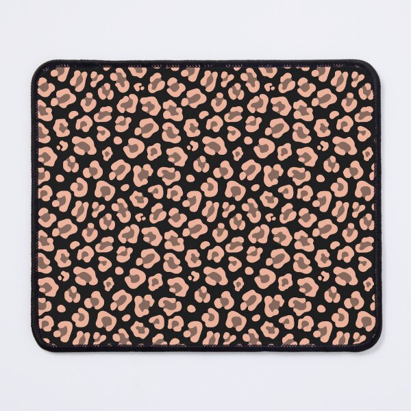 Item preview, Black And Peach Leopard Print designed and sold by pattern-archive.