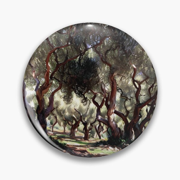 Item preview, Olive Trees in Bordighera: Impression of Mediterranean Light designed and sold by artdesignsnow.