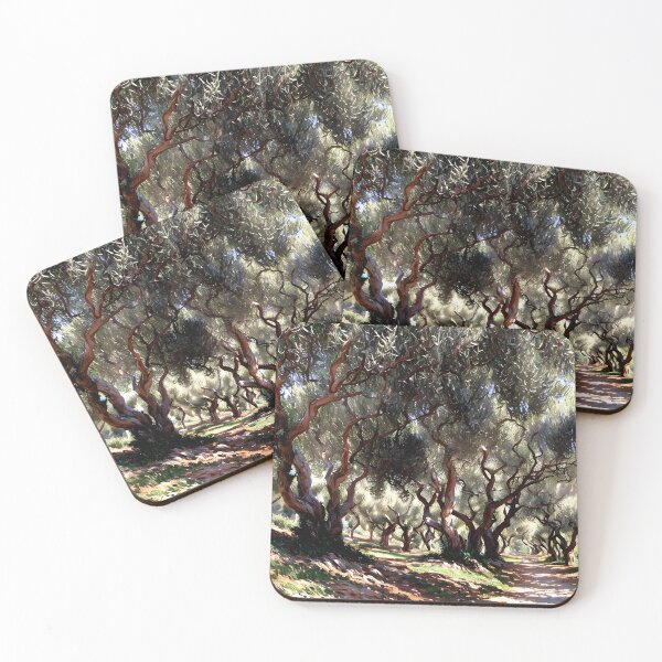 Item preview, Olive Trees in Bordighera: Impression of Mediterranean Light designed and sold by artdesignsnow.