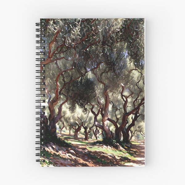 Item preview, Olive Trees in Bordighera: Impression of Mediterranean Light designed and sold by artdesignsnow.
