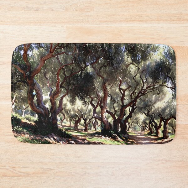 Item preview, Olive Trees in Bordighera: Impression of Mediterranean Light designed and sold by artdesignsnow.