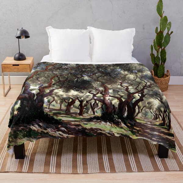 Item preview, Olive Trees in Bordighera: Impression of Mediterranean Light designed and sold by artdesignsnow.