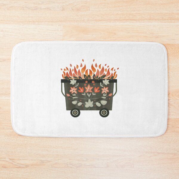 Item preview, Scandinavian Folk Art, Dumpster Fire designed and sold by xiao xuans.
