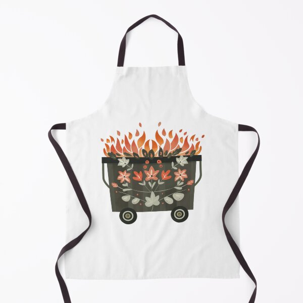 Item preview, Scandinavian Folk Art, Dumpster Fire designed and sold by xiao xuans.