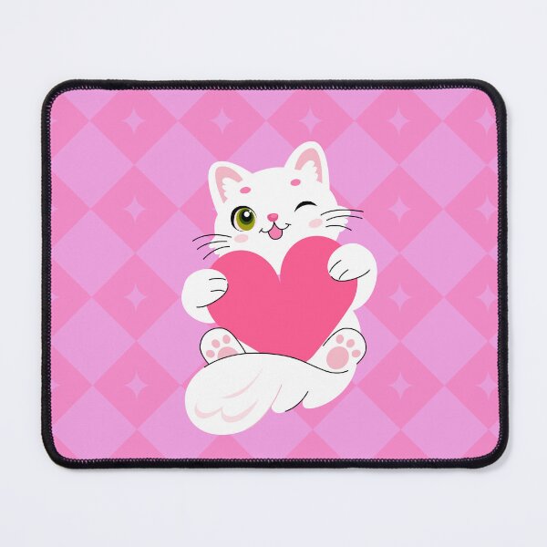 Item preview, Cute Kitten Holding Heart designed and sold by Mashmuh.