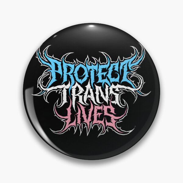 Item preview, Protect Trans Lives Death Metal Logo designed and sold by fusedtees.