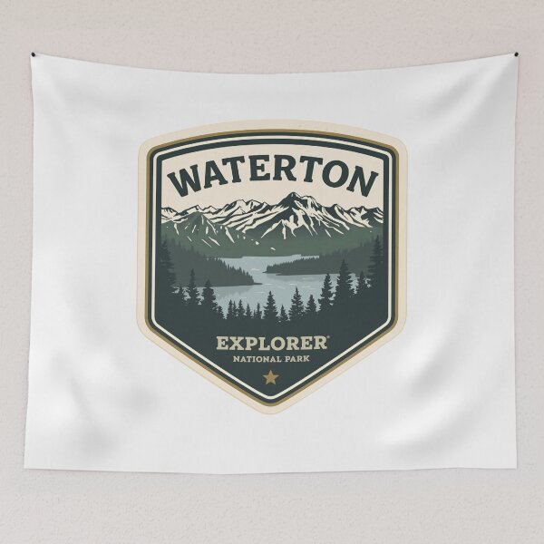 Item preview, Waterton Explorer National Park Travel Visitor designed and sold by Simsimah26Parks.