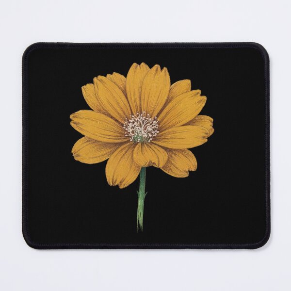 Item preview, Copy of Golden Bloom — Original Mustard Yellow Flower Pencil Drawing Art designed and sold by MoonHoneybyImani.