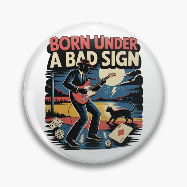 Item preview, Born Under a Bad Sign Blues Guitar Art designed and sold by LukaRealm.