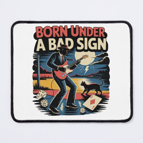 Item preview, Born Under a Bad Sign Blues Guitar Art designed and sold by LukaRealm.