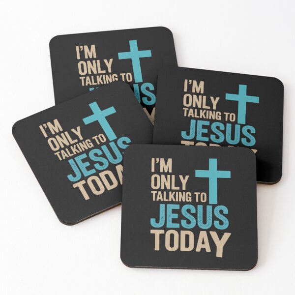 Item preview, I'm Only Talking To Jesus Today Inspired Christian  designed and sold by sailorjessiArt.