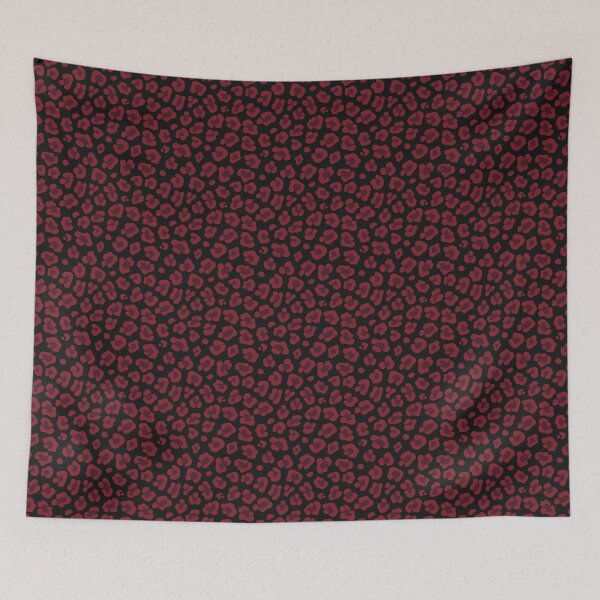 Item preview, Black And Red Leopard Print designed and sold by pattern-archive.