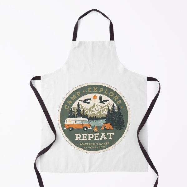 Item preview, Camp Explore Repeat Waterton Lakes National Park Traveler Adventure designed and sold by Simsimah26Parks.