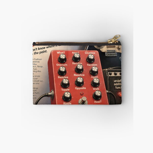 Item preview, The Super-Confuser — 12-Knob Chaos Guitar Pedal Parody designed and sold by Mantramontics.