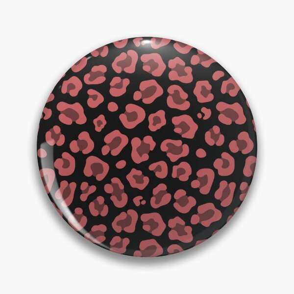 Item preview, Black And Pastel Red Leopard Print designed and sold by pattern-archive.