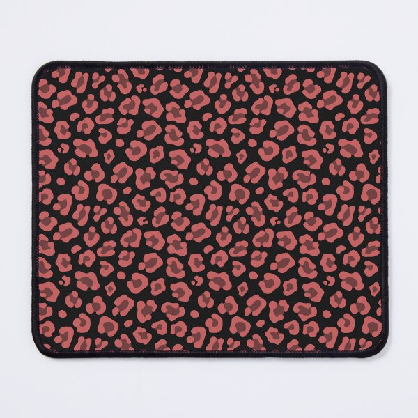 Item preview, Black And Pastel Red Leopard Print designed and sold by pattern-archive.