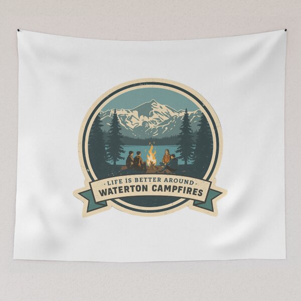 Item preview, Life Is Better Around Waterton Campfires Waterton National Park Camping Outdoor Adventure designed and sold by Simsimah26Parks.