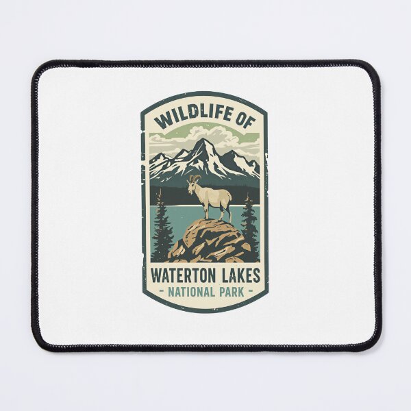 Item preview, Wildlife Of Waterton Lakes National Park | Canada Nature Visitor Souvenir designed and sold by Simsimah26Parks.