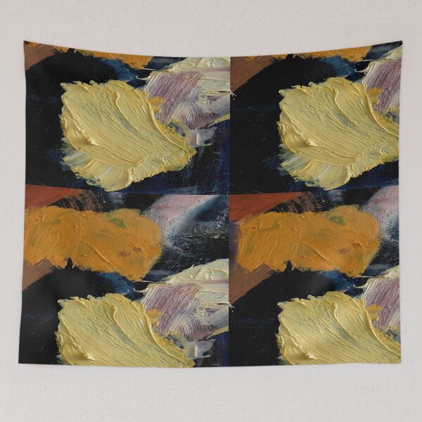 Item preview, Abstract Impasto Gold and Mustard Oil Painting Texture designed and sold by L&L.