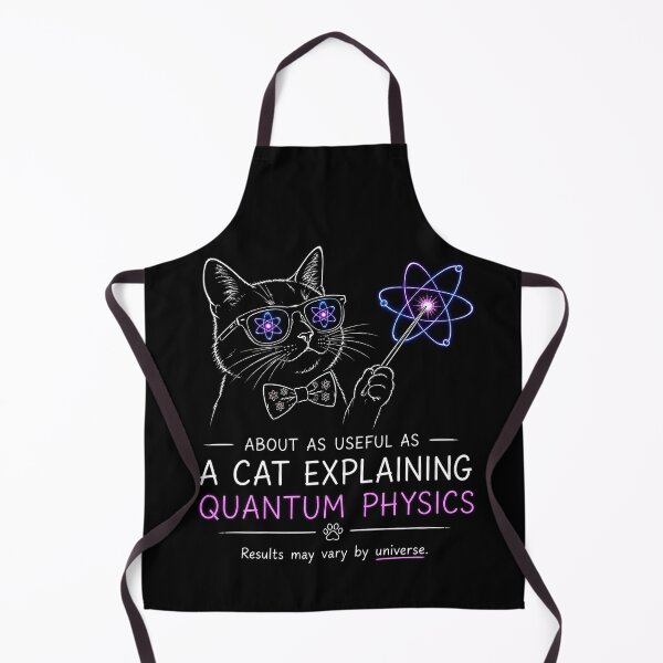Item preview, AS USEFUL AS A CAT EXPLAINING QUANTUM PHYSICS designed and sold by lazydogonline.