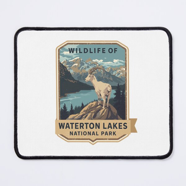 Item preview, Wildlife Of Waterton Lakes National Park Canada Travel Nature Explorer designed and sold by Simsimah26Parks.