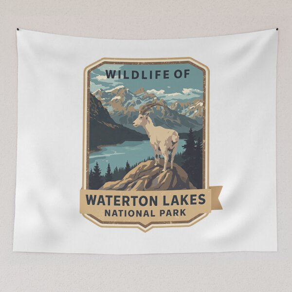 Item preview, Wildlife Of Waterton Lakes National Park Canada Travel Nature Explorer designed and sold by Simsimah26Parks.