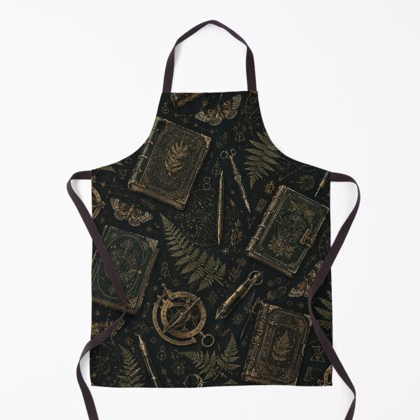 Item preview, Dark Academia Library: Antique Astrolabe & Celestial Book Pattern designed and sold by OpenDreamArts.