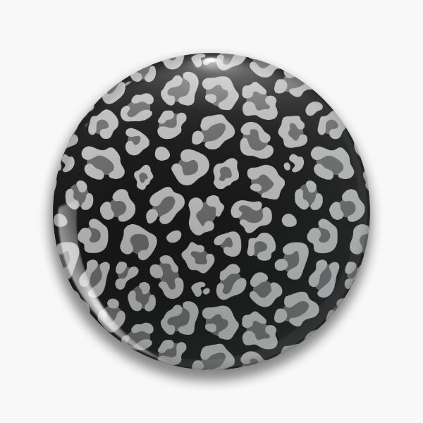 Item preview, Black And Silver Leopard Print designed and sold by pattern-archive.