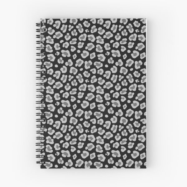 Item preview, Black And Silver Leopard Print designed and sold by pattern-archive.