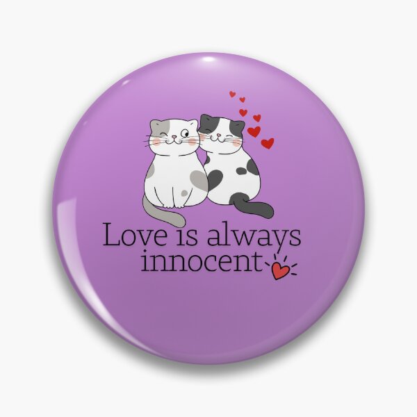 Item preview, Love Is Always Innocent - Cute cats with Heart designed and sold by infinitearte.