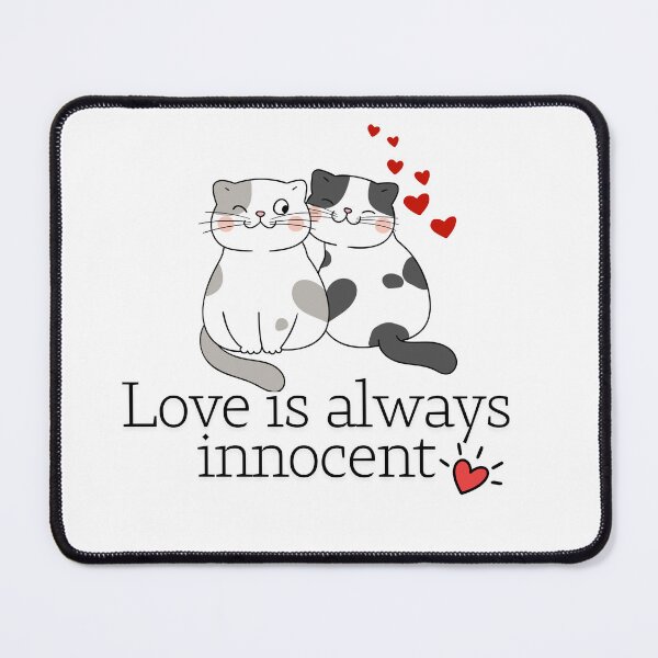 Item preview, Love Is Always Innocent - Cute cats with Heart designed and sold by infinitearte.