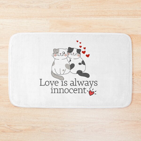 Item preview, Love Is Always Innocent - Cute cats with Heart designed and sold by infinitearte.