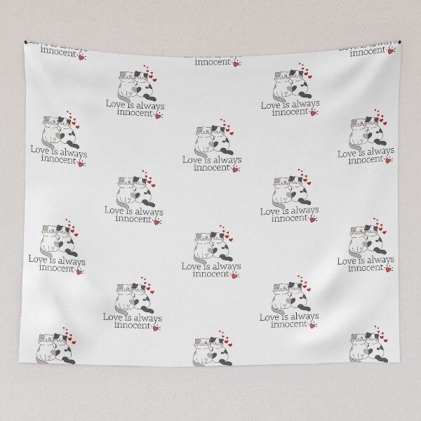 Item preview, Love Is Always Innocent - Cute cats with Heart designed and sold by infinitearte.