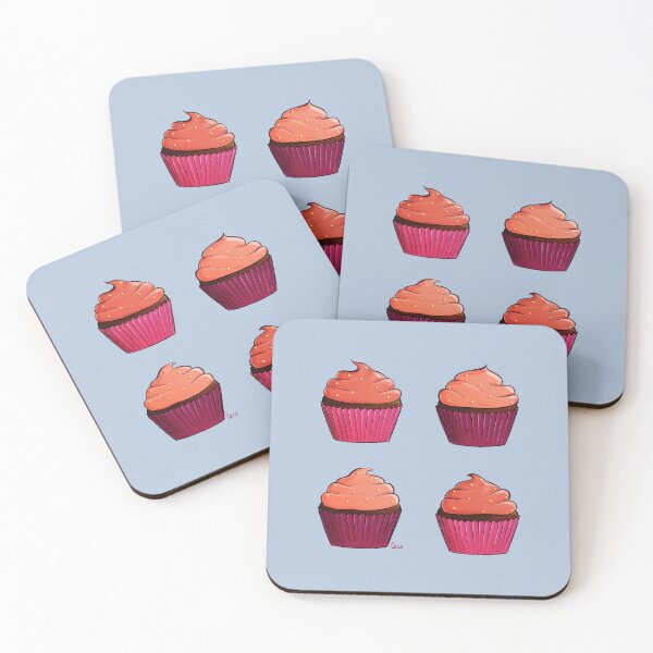 Item preview, Chocolate Cupcakes Illustration Set designed and sold by DesignedByCece.