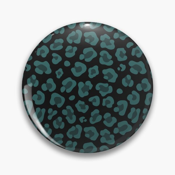Item preview, Black And Teal Leopard Print designed and sold by pattern-archive.